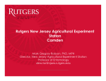 Rutgers New Jersey Agricultural Experiment Station Camden