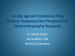 Locally Agreed Guidelines May Reduce Inappropriate Preoperative