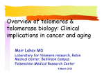 Meir Lahav - Telomeres in Cacer