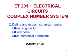 complex number - Deeteekay Community