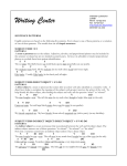 Sentence Patterns - Tidewater Community College