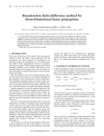 Boundaryless finite-difference method for three