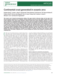 Continental crust generated in oceanic arcs