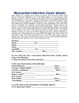 Myocardial Infarction (heart attack)