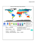 What pat see? What affe distributi climates?