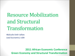 Resource Mobilization and Structural Transformation