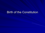 Birth of the Constitution