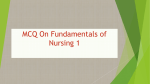 MCQs on Fundamentals of Nursing students 1