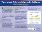 Facts about Colorectal Cancer in California