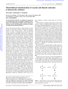 Metal-induced tautomerization of oxazole and thiazole molecules to
