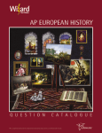 2004 AP European History Classification