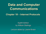 Chapter 18 - William Stallings, Data and Computer Communications