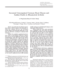 Increased unrecognized coronary heart disease and sudden deaths