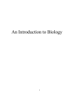 An Introduction to Biology - Emory