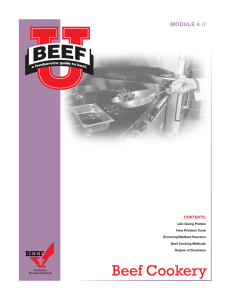 Beef Cookery