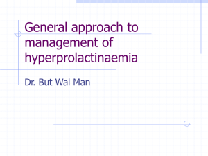 General approach to hyperproolactinaemia