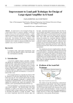 Improvement to Load-pull Technique for Design of Large