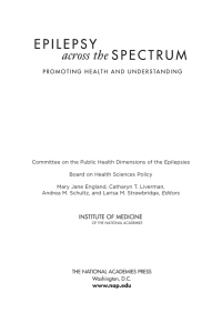 Committee on the Public Health Dimensions of the Epilepsies Board