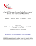 M. Roberg, et al., High efficiency harmonically terminated diode and