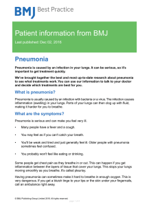 Patient information from BMJ