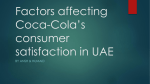 Factors affecting Coca-Cola*s consumer satisfaction