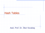 Dictionaries and Hash Tables
