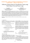 Efficiency Improvement in Classification Tasks using Naive Bayes