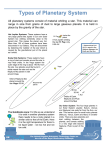 Types of Planetary System