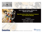 the third national predictive modeling summit