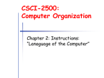 ch2 - CSCI 2500 Computer Organization (Spring 2016)