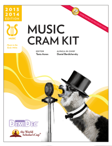 Music Cram Kit