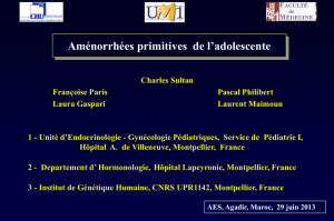 Primary amenorrhea