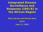 Integrated Disease Surveillance and Response (IDS/R)