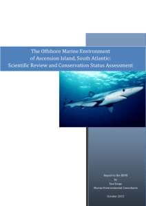 The Offshore Marine Environment of Ascension Island