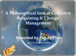 A Philosophical look at Collective Bargaining