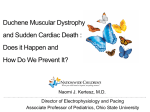 Duchene Muscular Dystrophy and Sudden Cardiac Death : Does it