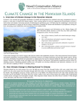 climate change in the hawaiian islands
