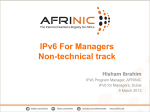IPv6 for Managers