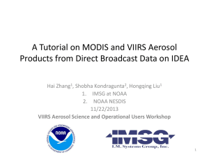 A Tutorial on MODIS and VIIRS Aerosol Products from