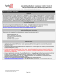 Local Distribution Company (LDC) Form B