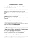 Tier 3 Vocabulary Study Guide