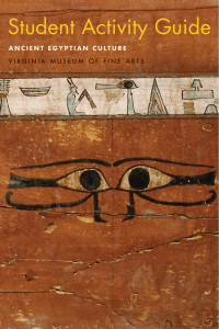 Ancient egyptiAn culture - Virginia Museum of Fine Arts