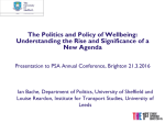 The Politics and Policy of Wellbeing