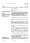 Congenitally Missing Upper Laterals. Clinical Considerations