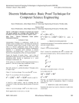 Discrete Mathematics: Basic Proof Technique for Computer Science