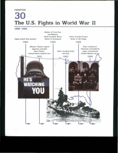 The U.S. Fights in World War II
