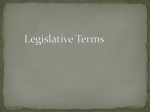 Legislative Terms Notes