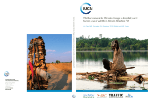 Vital but vulnerable: Climate change vulnerability and human use of