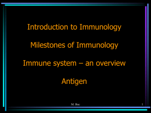 The immune system