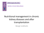 Nutritional management in chronic kidney diseases and